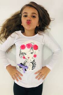 REMERA DE NENA GIRL CON APLIQUE - 