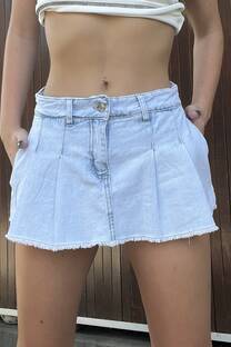 SKORT JEAN CON TABLAS LILY - 