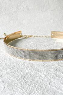 CINTO DE CHAPON GRANDE CON STRASS - 