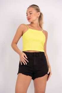 Top Lovisa Con Puntilla Escote Recto Morley Lycra - 