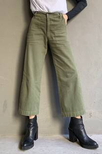 PANTALON DE GABARDINA CULOTTE (CORA) - 