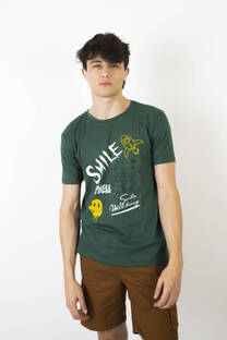 REMERA ESTAMPADA ALGODON PEINADO &amp;quot; SMILE&amp;quot; - 