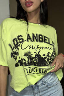 3642-11 Remera manga corta jersey est. VENICE BEACH - 