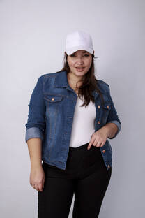 9501 Campera Jean Plus Size - 