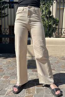 WIDE LEG DE GABARDINA BASIC - 