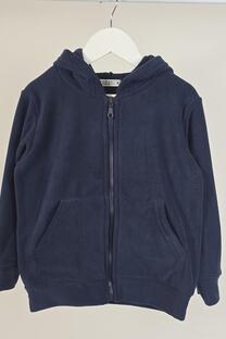 Campera Bebe Polar Patagonia Liso con Capucha y Canguro (LE95B) - Zizi