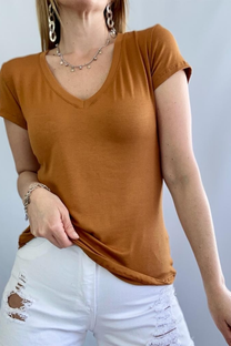 Remera cuello V - 