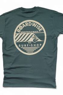 Remera Surf.Shop Doble estampado - 