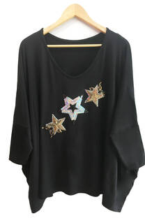 Remera tipo Poncho 3 Estrellas