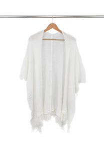 Poncho blanco