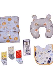 Pack Cambiador -Portachupete Cuellito Medias ×3 Babero beba- bebe - 