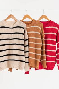 Sweater punto ingles doble cabo