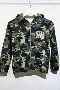 Campera juvenil frizado camuflado STAY SHARP - 