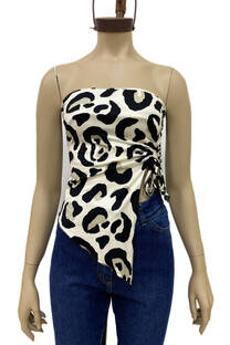 TOP PICO ANIMAL PRINT