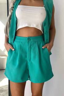 Short sastrero pesado pinza delantera - Meredith - 