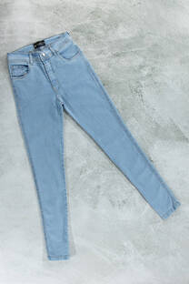 Jeans skinny elastizado celeste - 