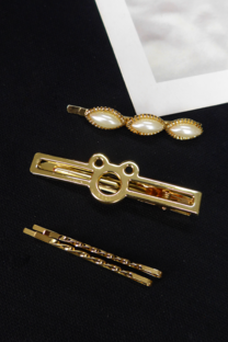 SET DE HEBILLAS PERLAS - 