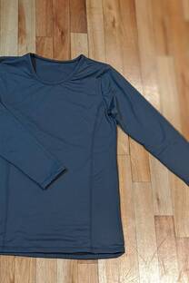 Remera en Microfibra Termica . Talle 1 al 4. Gris y Negro - 