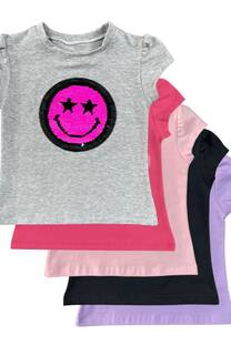 Remera con aplique Star Smile - 