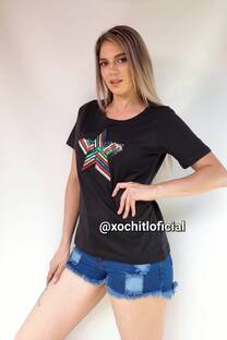 Remera Aplique Estrella - 