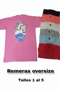 REMERA OVERZISE ALGODON PEINADO 24.1 - 