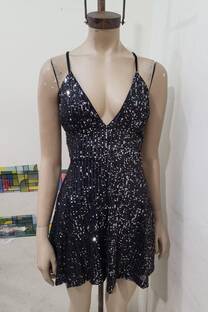 VESTIDO LENTEJUELA - 