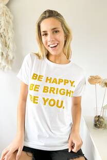 Remera Be Happy - 