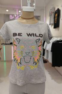 remera be wild - 