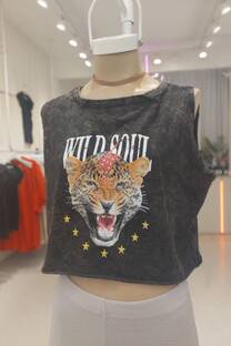 musculosa crop batik wild soul - 