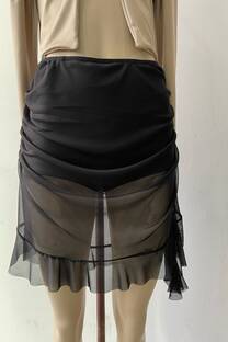 Skort mesh volados - 