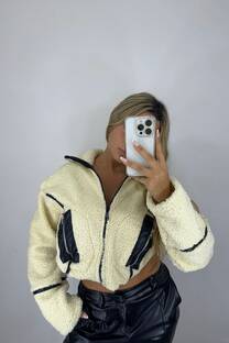 Campera corta corderito Keyla - 