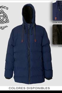 CAMPERA IMPERMEABLE IMPERMEABLE TALLE ESPECIAL CON AURICULARES