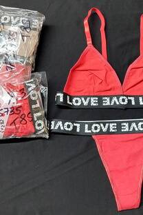 Pack x 3 Conjunto love Solo Talle 85 - Viene en Bolsa- - 