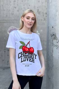 remera corta cherry lover - 