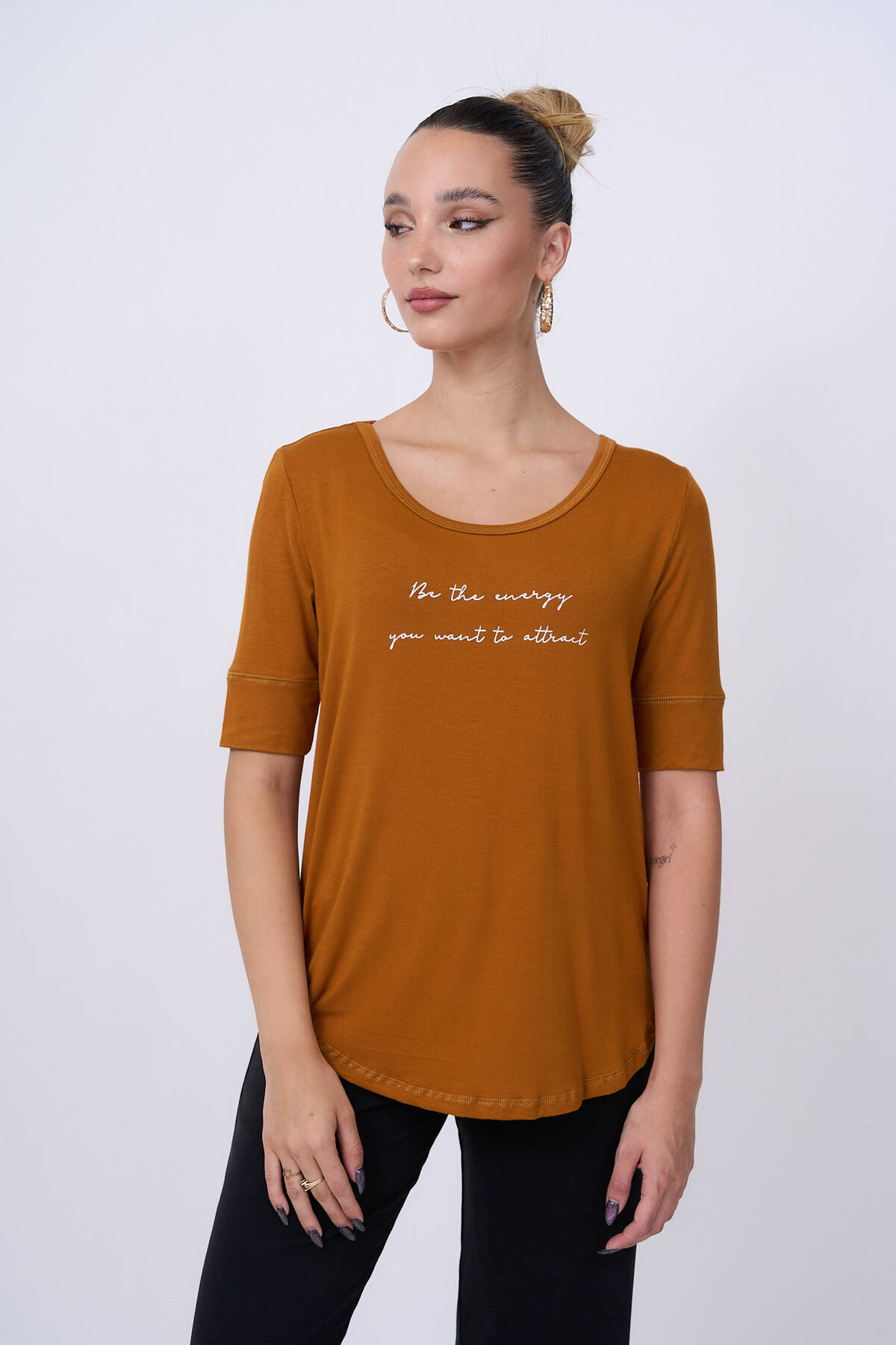 Imagen producto Remera M34 Qatar Modal Liso - Be The Energy 4
