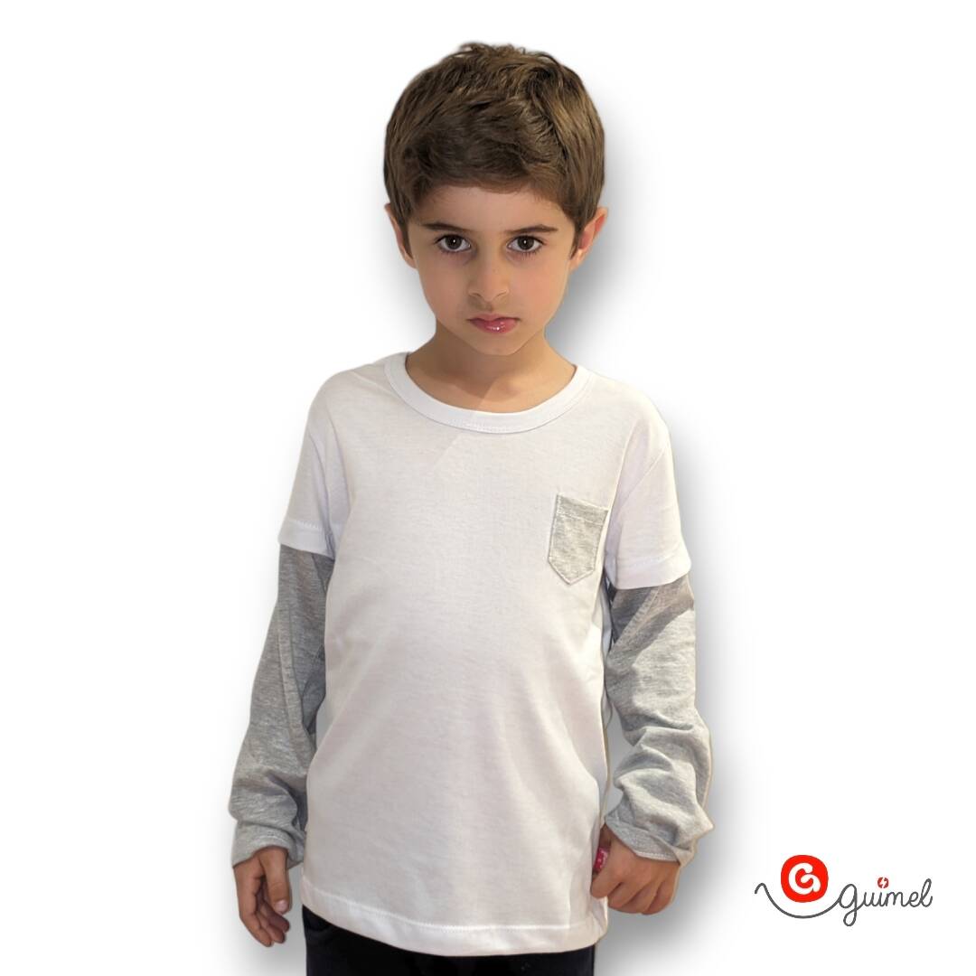 Imagen producto Remera niño m comb cbolsillo 6