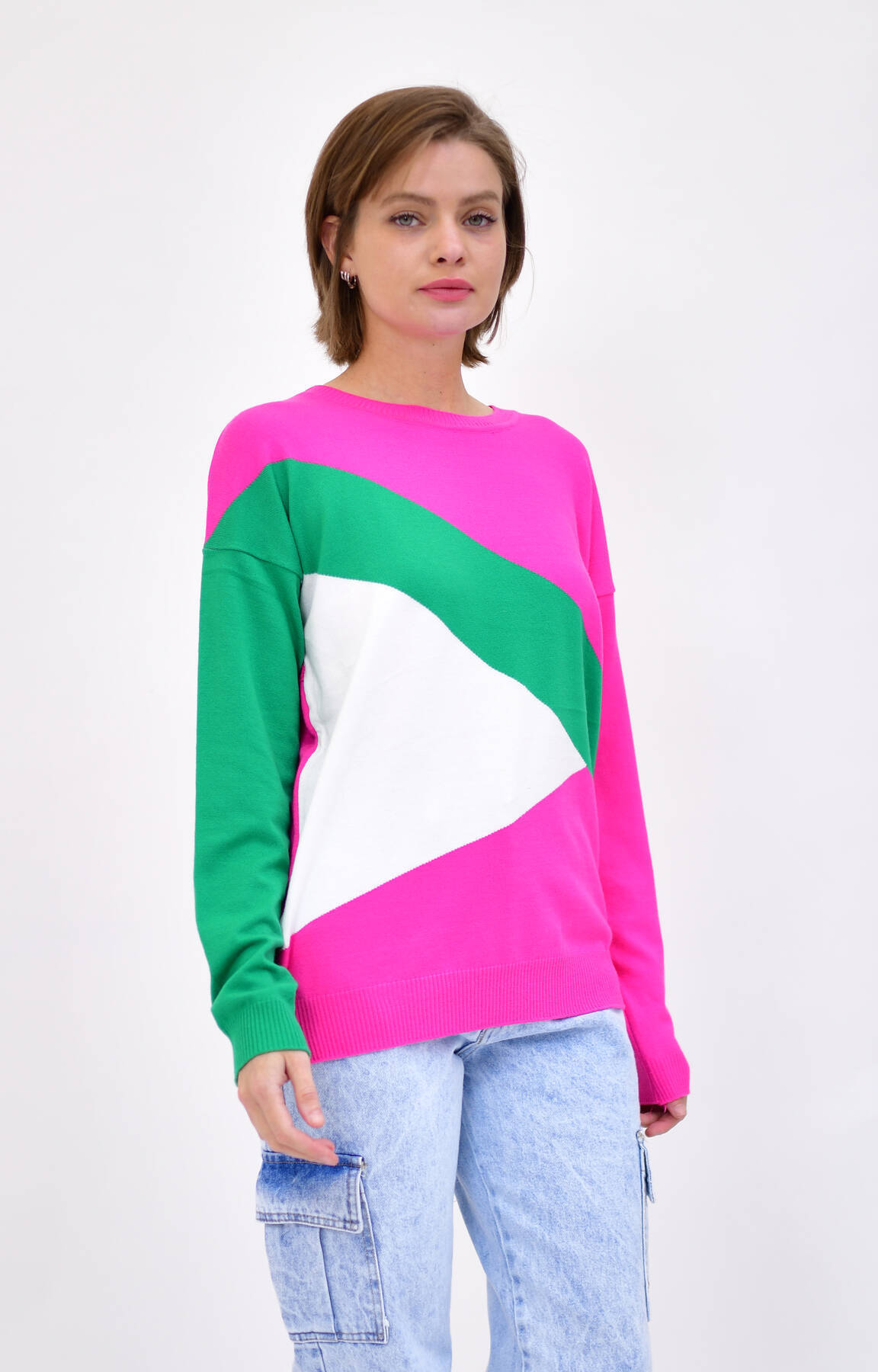 Imagen carrousel Sweater Rayado TriColor 2