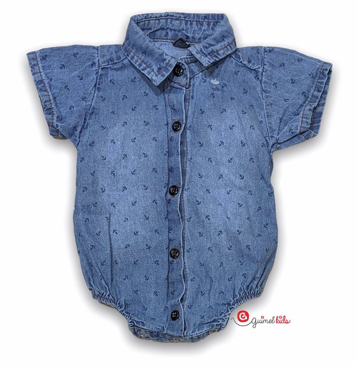 Imagen producto Body camisa mc jean Est. anclas 2