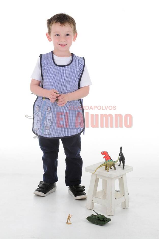 Imagen producto Poncho de Niño Cuadrille c/cinta al bies 3