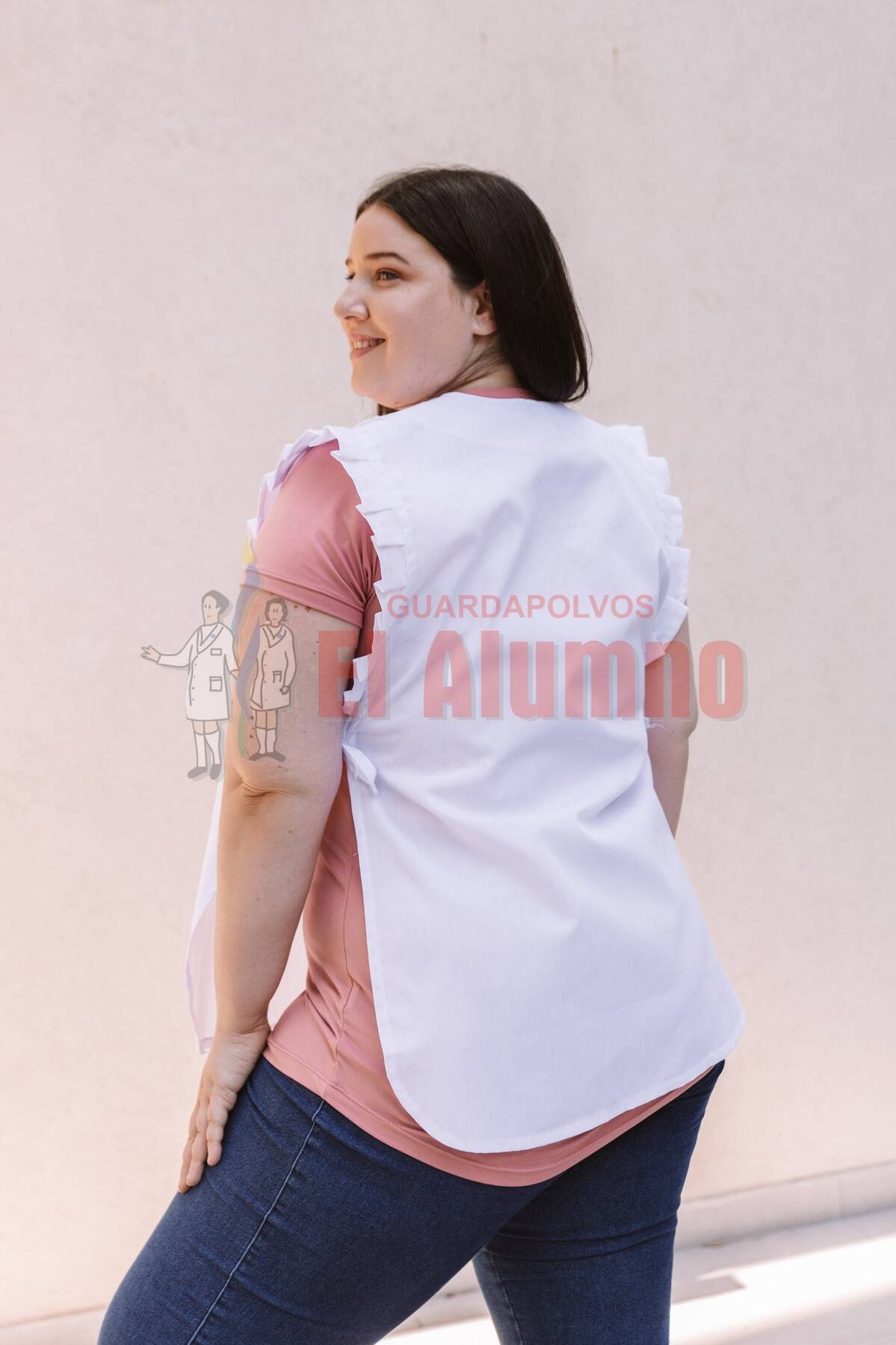 Imagen carrousel Poncho de Adulto Blanco Arciel 2