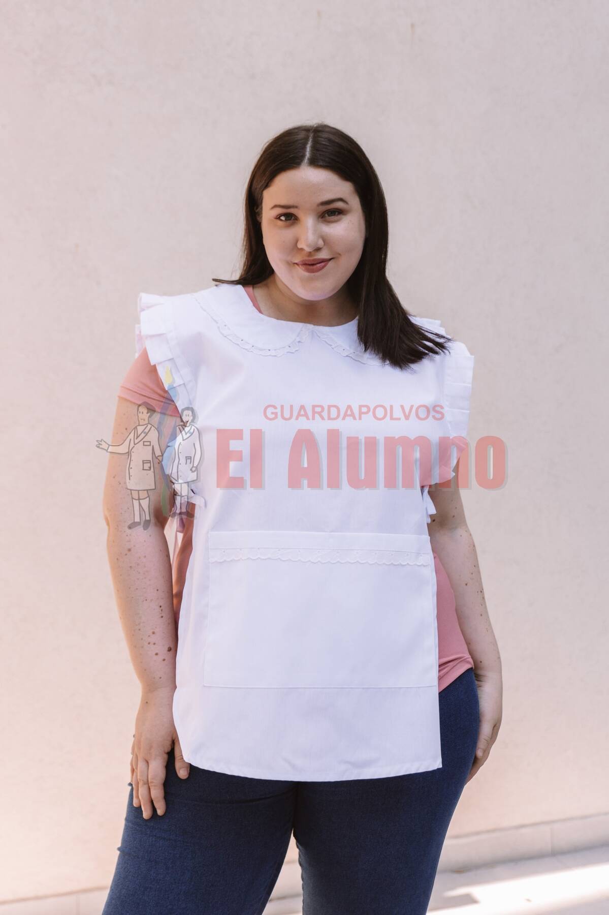 Imagen producto Poncho de Adulto Blanco Arciel 0