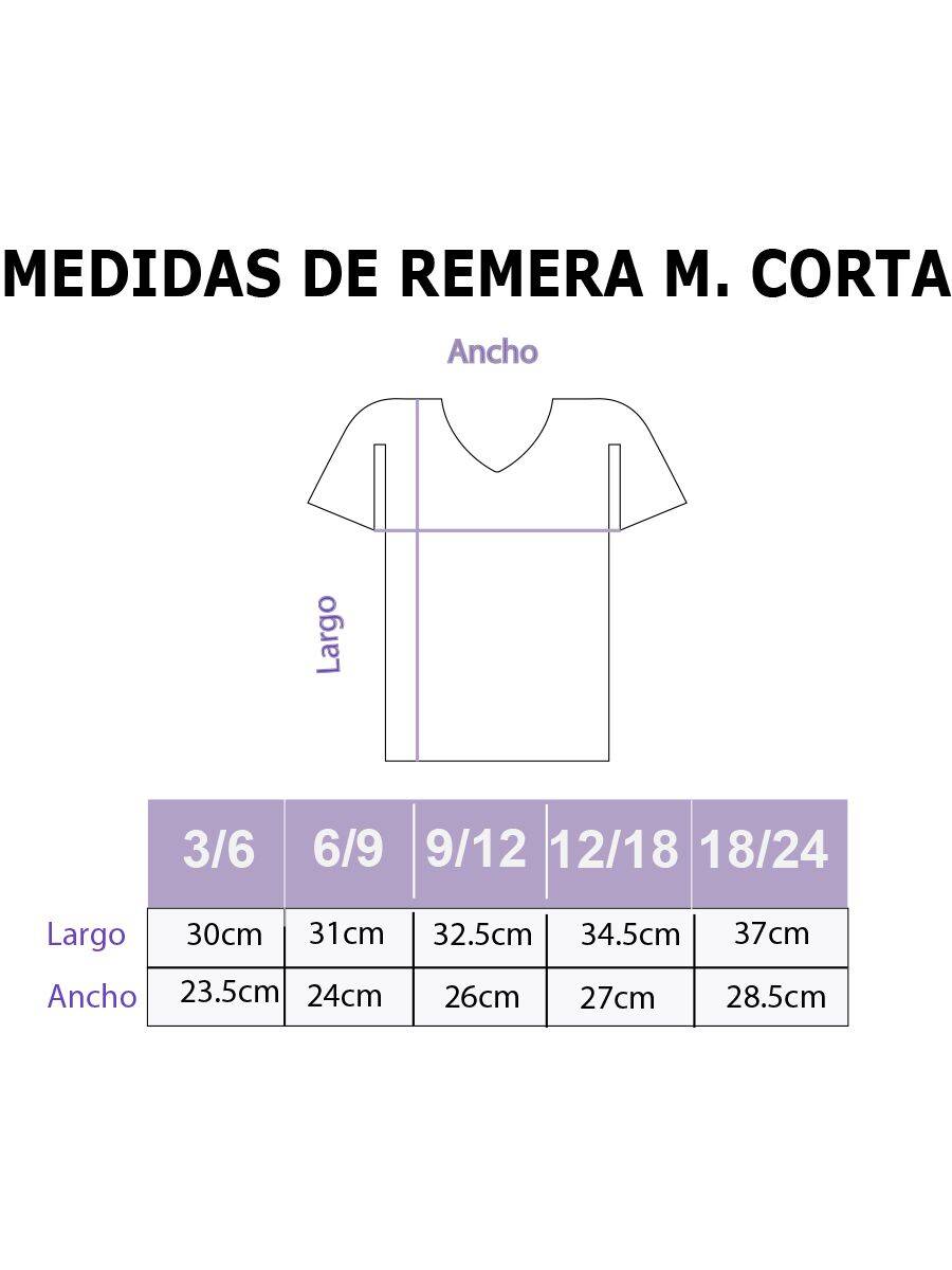 Imagen carrousel Remera Manga Corta Premium Bebé 3