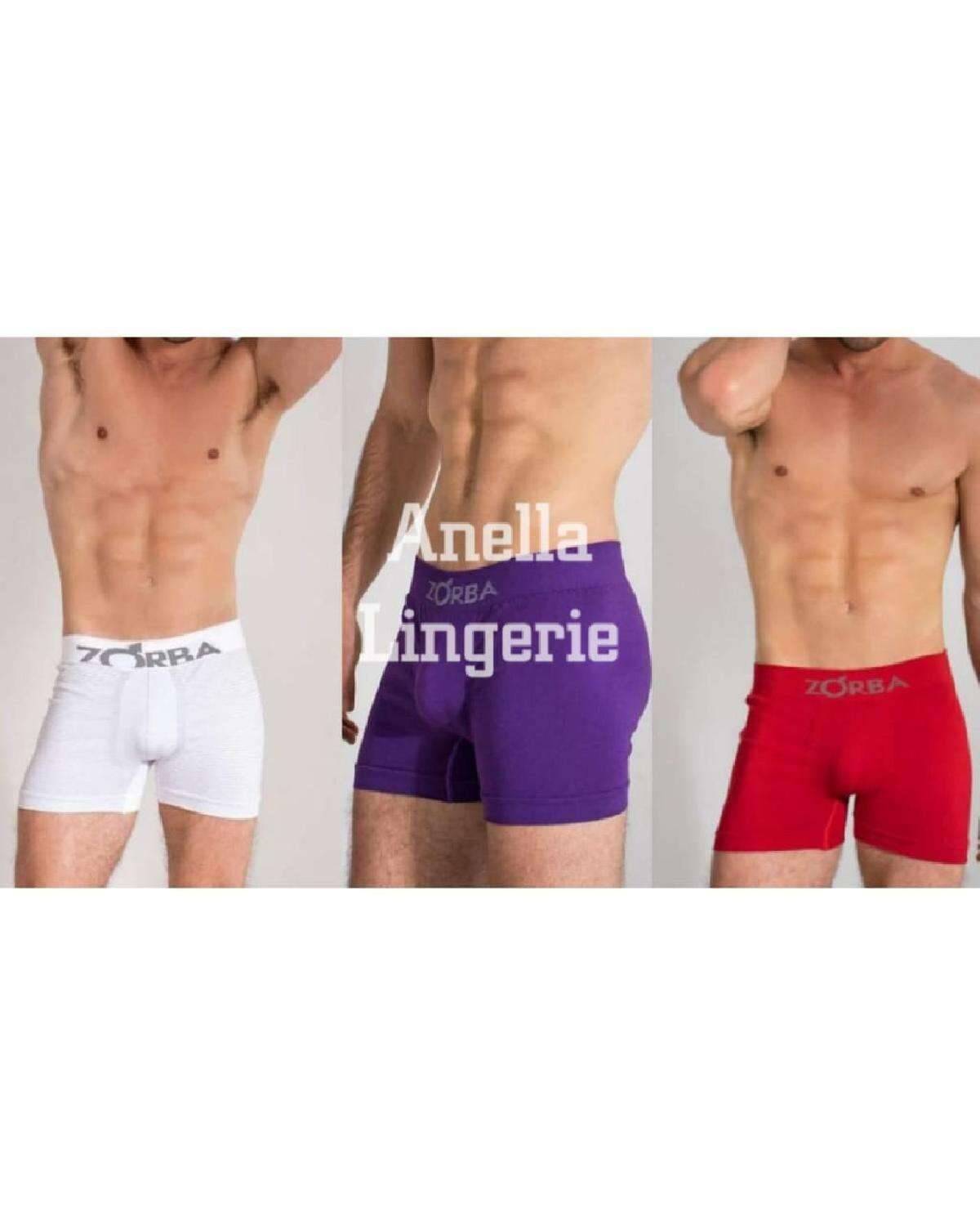 Imagen producto Bóxer Zorba lisos algodón y lycra hombres por docena 5