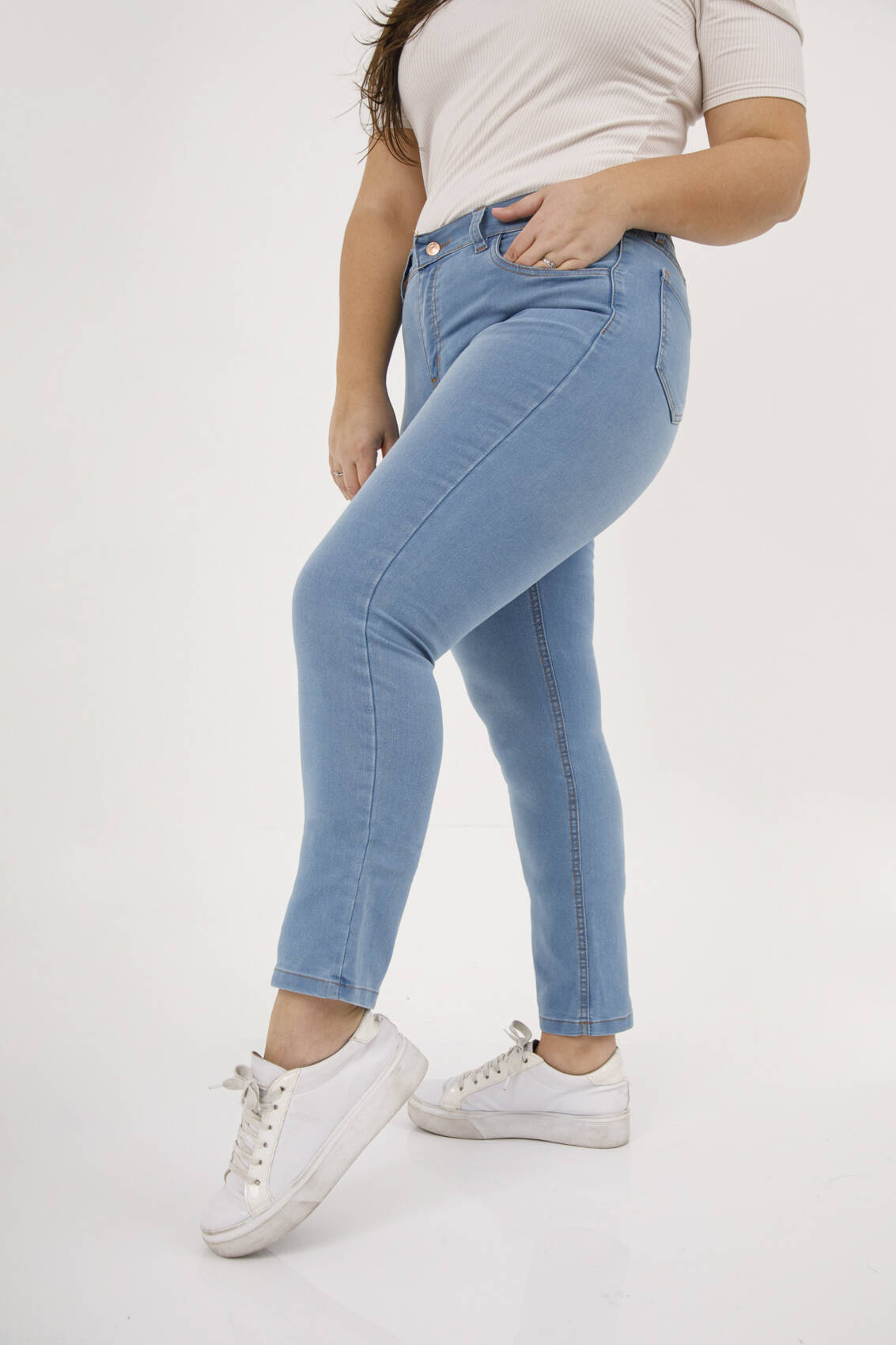 Imagen carrousel 9230 Pantalón Plus Size con Bolsillos 8