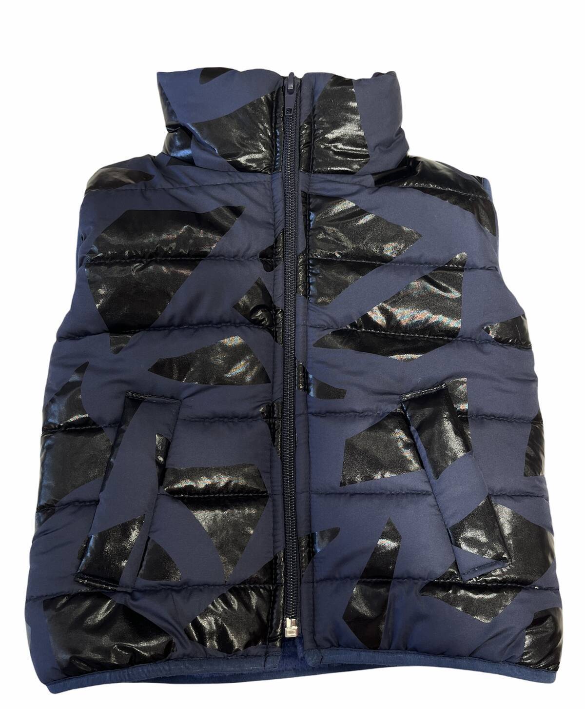 Imagen carrousel CHALECO PUFFER DE BEBE CAMUFLADO CON PIEL POR DENTRO 2