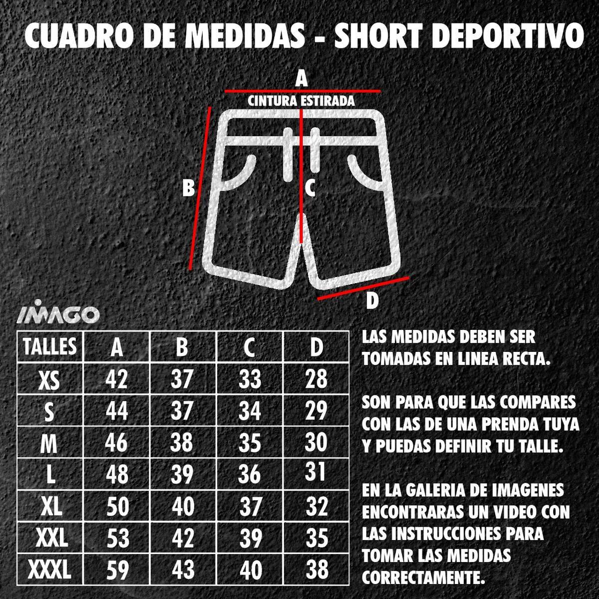 Imagen carrousel Short Deportivo C/ Bolsillos Imago Negro 3