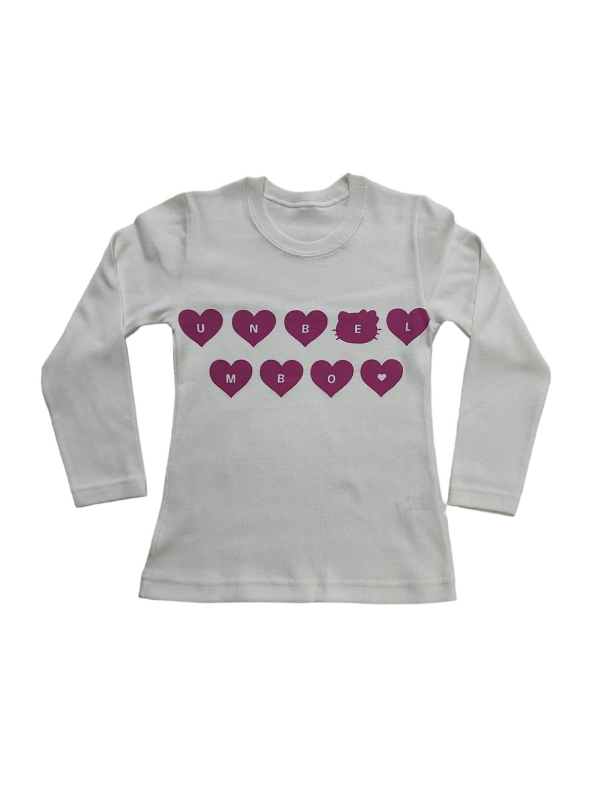 Imagen carrousel Remera Corazones Nena 1